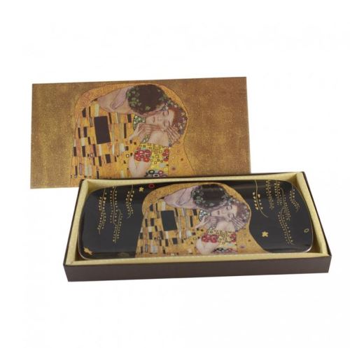 Podnos Home Elements Tanier 30 x 13,5 cm, Klimt, Bozk tmavý
