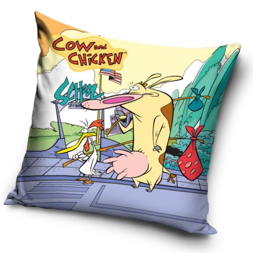 Vankúšik Cow nad Chicken Záškoláci