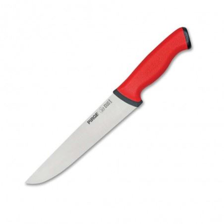 řeznický porcovací nůž 210 mm - červený, Pirge DUO Butcher