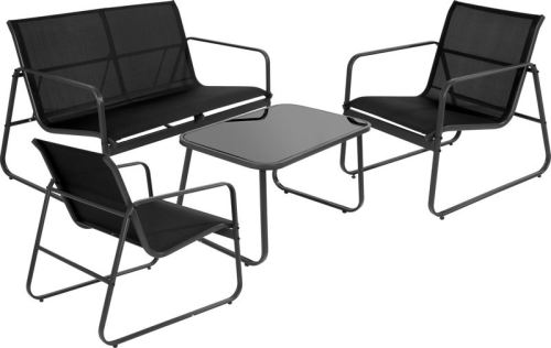 PROGARDEN PROGARDEN Záhradný nábytok lavice + 2 stoličky a stôl PROGARDEN sada 4 ks KO-FD4300500