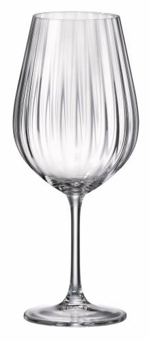 Poháre BOHEMIA ROYAL CRYSTAL Poháre na červené víno 6 ks 690 ml Sarah optic