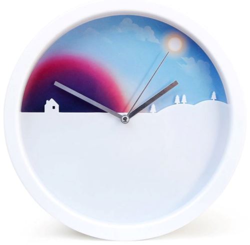 Hodiny SUCK UK Day & Night Clock, 25cm