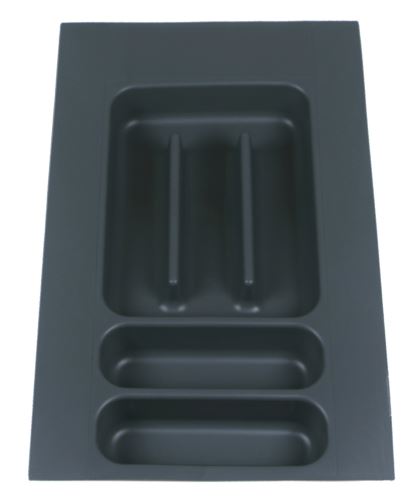 Príborník Elletipi UPPO R130, pre zásuvku 30 cm, plastový, čierny