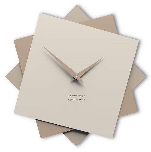 Dizajnové hodiny 10-030 CalleaDesign Foy 35cm (viac farebných verzií) Farba béžová (najsvetlejšie) -11 - RAL1013