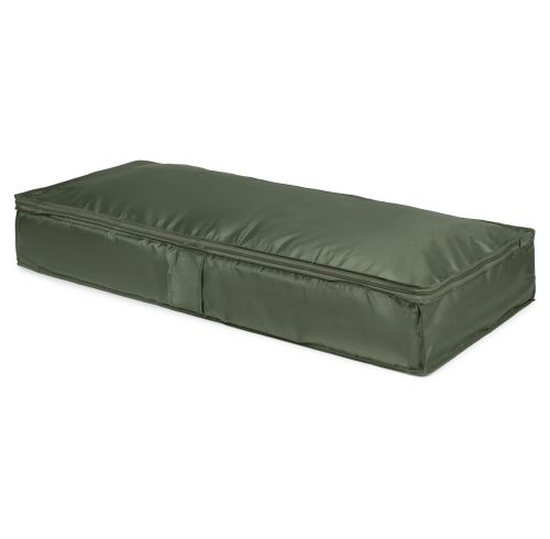Nízky textilný úložný box Compactor GreenTex 107 x 46 x 16 cm, zelený