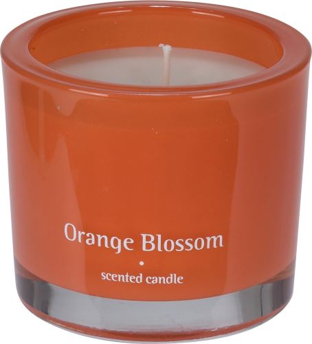 Sviečka H&L Vonná sviečka v skle Bougie 9 cm, Orange Blossom, oranžová