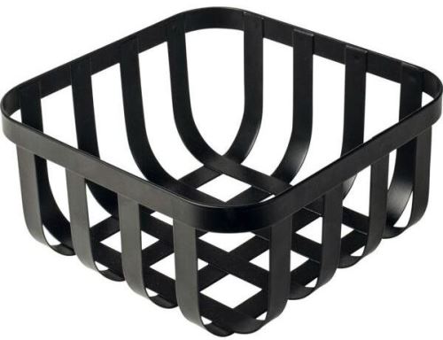 Košík Košík na pečivo Gusta 19,5x19,5 cm, čierny