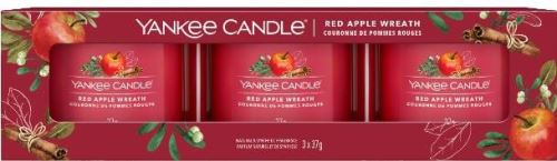 Sviečka YANKEE CANDLE Red Apple Wreath 3×37 g