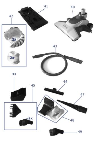 Náhradná hadica pre parné mopy Polti Vaporetto 3 CLEAN, SV220 a SV240