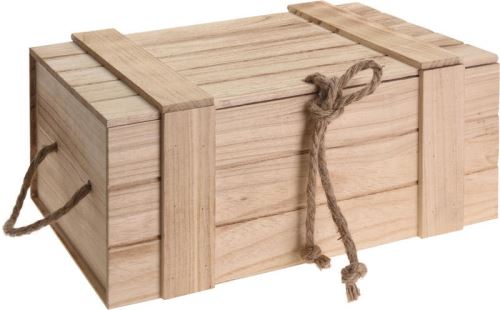 HOMESTYLING HOMESTYLING Úložný box drevený súprava 3 ks HOMESTYLING KO-KR2002560