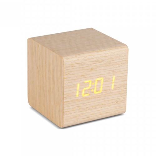 BALVI Stolové hodiny / budík Wood 27165, drevo