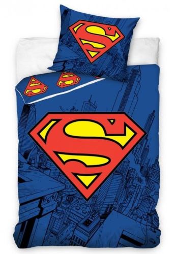 Detské obliečky CARBOTEX Superman 140x200 cm