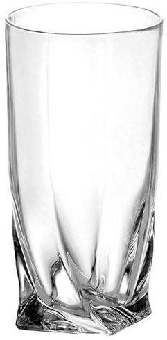 Pohár Crystalite Bohemia Sada pohárov na vodu 6 ks 350 ml QUADRO