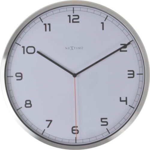 Dizajnové nástenné hodiny 3080wi Nextime Company number 35cm