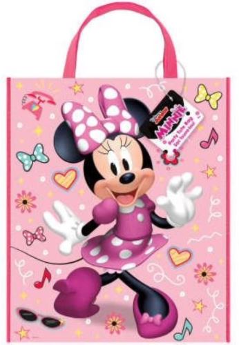 Darčeková taška Darčeková taška myška minnie - plastová 28 x 33,5 cm