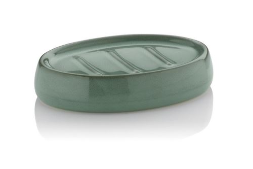 KELA KELA Miska na mýdlo Liana keramika zelená KL-23624