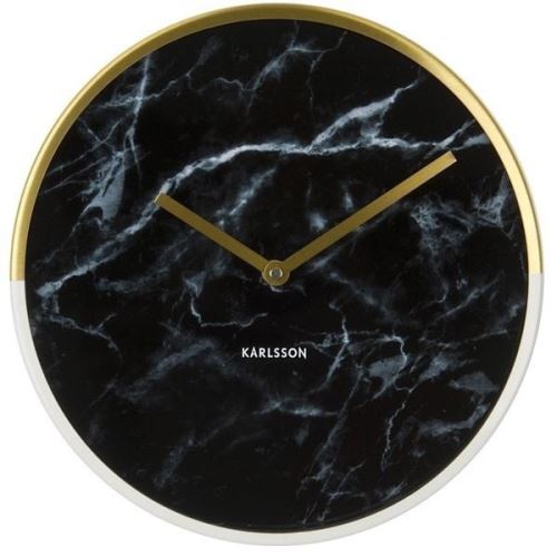 Dizajnové nástenné hodiny 5606BK Karlsson 30cm