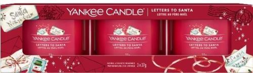 Sviečka YANKEE CANDLE Letters To Santa 3× 37 g