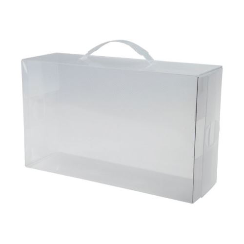 Transparentný úložný box na topánky "lodičky" Compactor L - 21x 35 x 14 cm