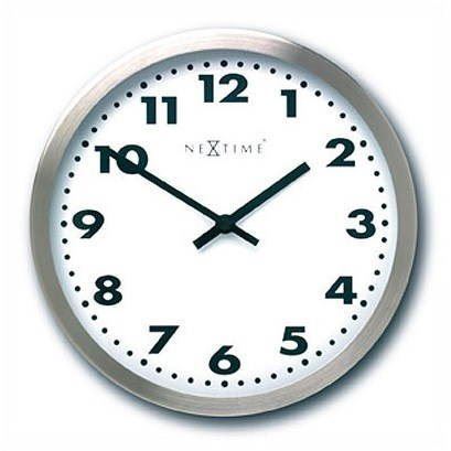 Dizajnové nástenné hodiny 2523 Nextime Arabic White 45cm