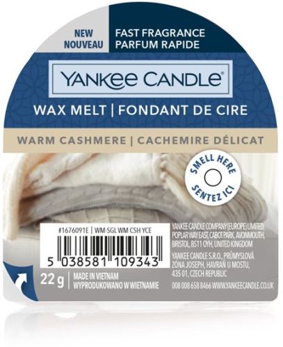 Vonný vosk YANKEE CANDLE Warm Cashmere 22 g