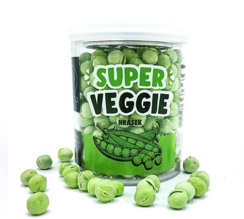 Lyofilizované ovocie NATU Super Veggie Zelený hrášok 40 g