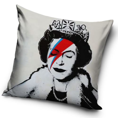 Obliečka na vankúšik Banksy Queen Ziggy