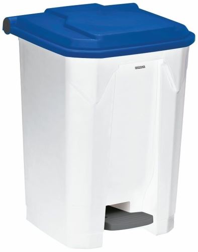 Kôš na triedený odpad pre HACCP - papier, Rossignol Utilo 54041, 50 L, modrý plast