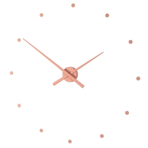 Dizajnové nástenné hodiny Nomon OJ staroružovej 50cm