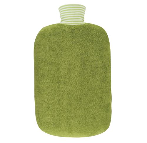 Termofor Hugo Frosch Kiwi - Eco Classic Comfort s obalom z BIO bavlny na zips - zelený