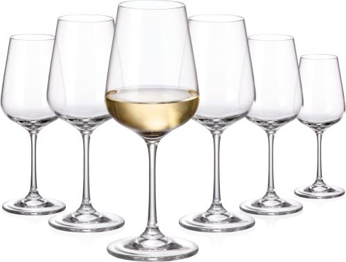 Pohár Siguro Sada pohárov na biele víno Locus, 250 ml, 6 ks