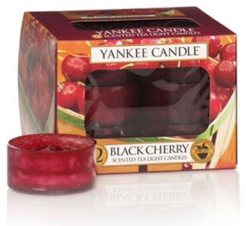 Sviečka YANKEE CANDLE Black Cherry 12 x 9,8 g