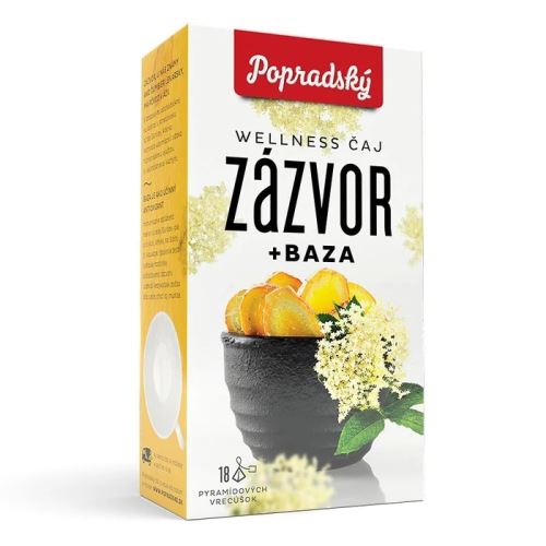 BOP Poprad Popradský wellness čaj - Zázvor a Čierny bez