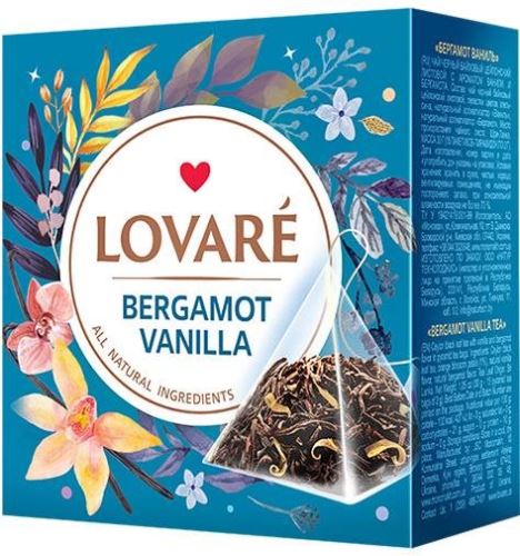 Čaj Lovaré Bergamot & Vanilla (15 pyramíd)