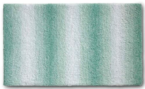 KELA KELA Kúpeľňová predložka Ombre 100x60 cm polyester nefritovo zelená KL-23562