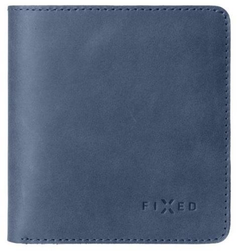 Peňaženka FIXED Classic Wallet z pravej hovädzej kože modrá