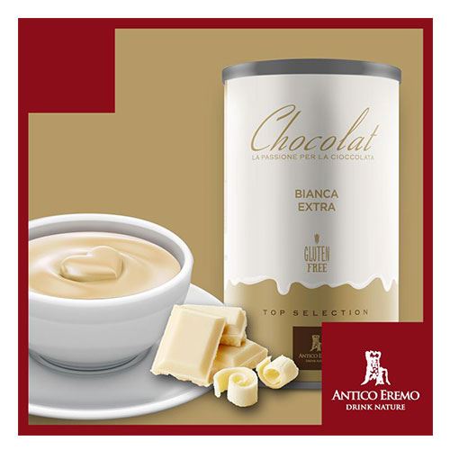 Horká čokoláda Antico Eremo - Dárkové balení Bílá 750g