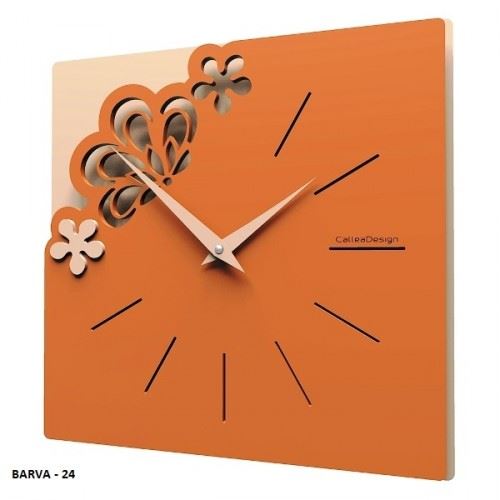 Dizajnové hodiny 56-10-1 CalleaDesign Merletto Small 30cm (viac farebných verzií) Farba terracotta - 24