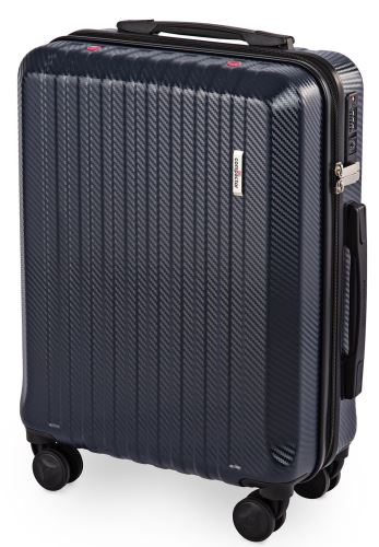 Kabínový kufor Compactor Hybrid Luggage S Vacuum System 55 x 20 x 40 cm, tmavomodrý