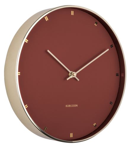 Dizajnové nástenné hodiny 5776BR Karlsson 27cm
