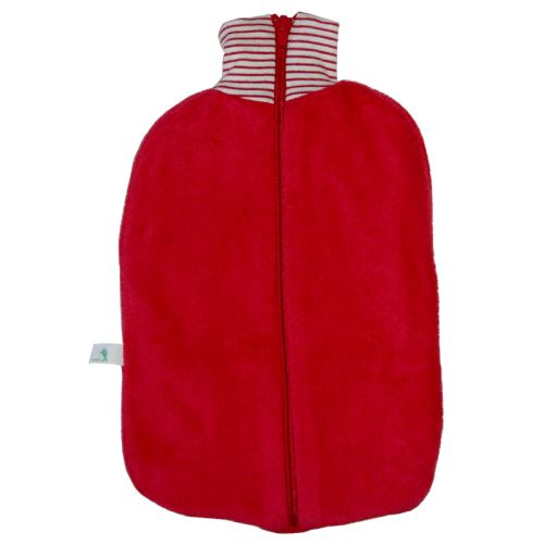 Termofor Hugo Frosch Cherry - Eco Classic Comfort s obalom z BIO bavlny na zips - červený