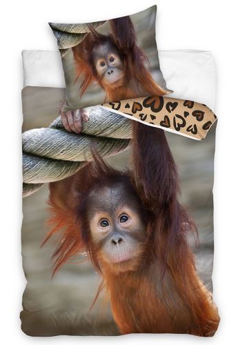 Bavlnené obliečky Opice Orangutan