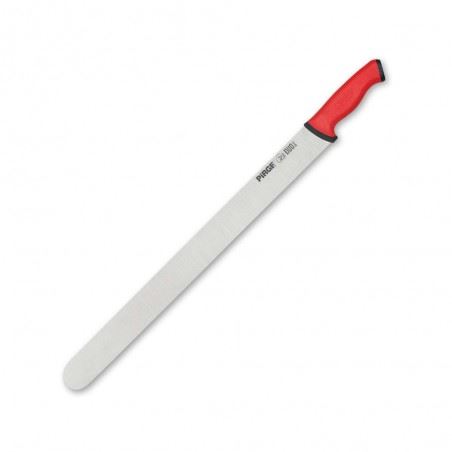 řeznický nůž na doner kebab 550 mm - červený , Pirge DUO Butcher