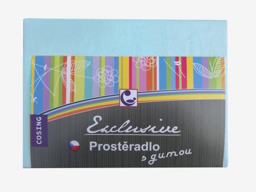 Prestieradlo COSING Bavlnená prestieradlo 120 x 60 cm modrá