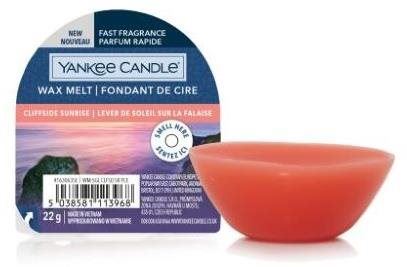 Vonný vosk YANKEE CANDLE Cliffside Sunrise 22 g, svieža vôňa, hmotnosť 22 g