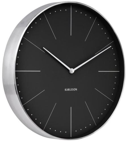 Dizajnové nástenné hodiny 5681BK Karlsson 38cm