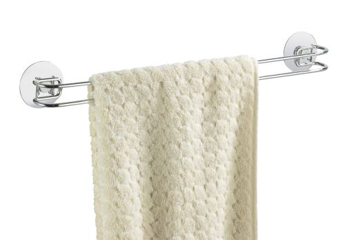 Držiak na uteráky WENKO BEZ VŔTANIA TurboLoc - vešiak na uteráky, chróm