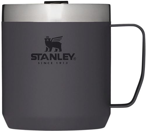 Termohrnček Stanley Camp mug 350 ml Charcoal čierna