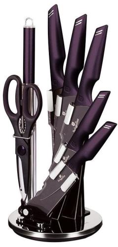 BERLINGERHAUS BERLINGERHAUS Sada nožov v stojane 8 ks Purple Eclipse Collection BH-2587