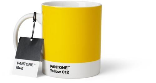 Hrnček PANTONE - Yellow 012, 375 ml